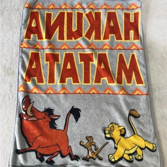 Disney Lion King throw blanket - Picture 4 of 6